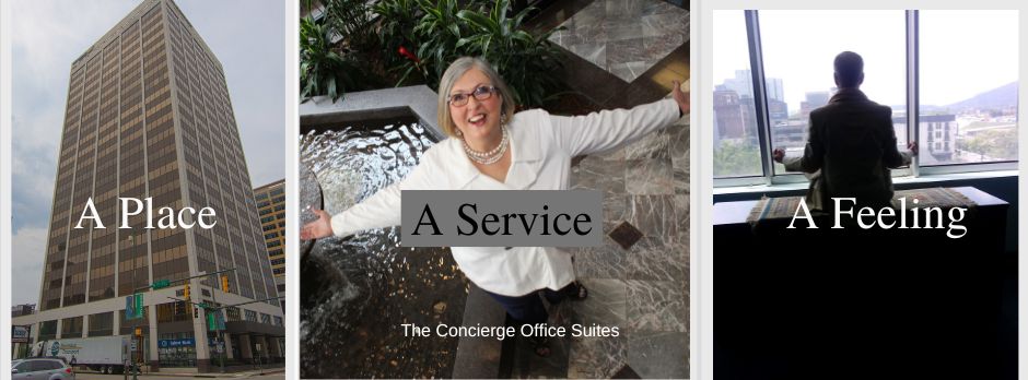 The Concierge Office Suites building, Denise Reed business concierge, zen office experience